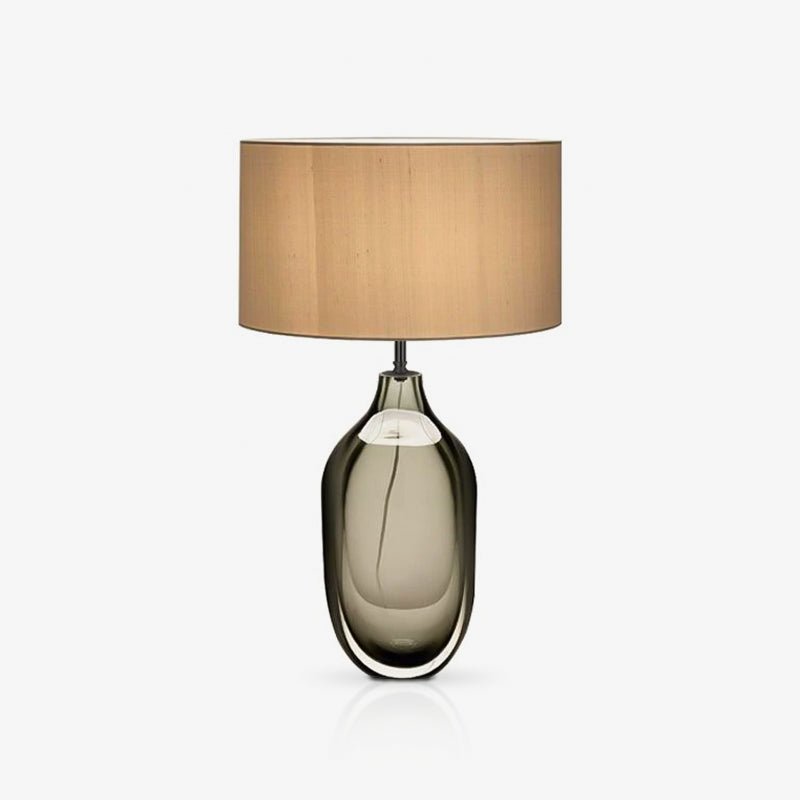 Otheain Lampe de Table en Cristal et Tissu - Neutralighting