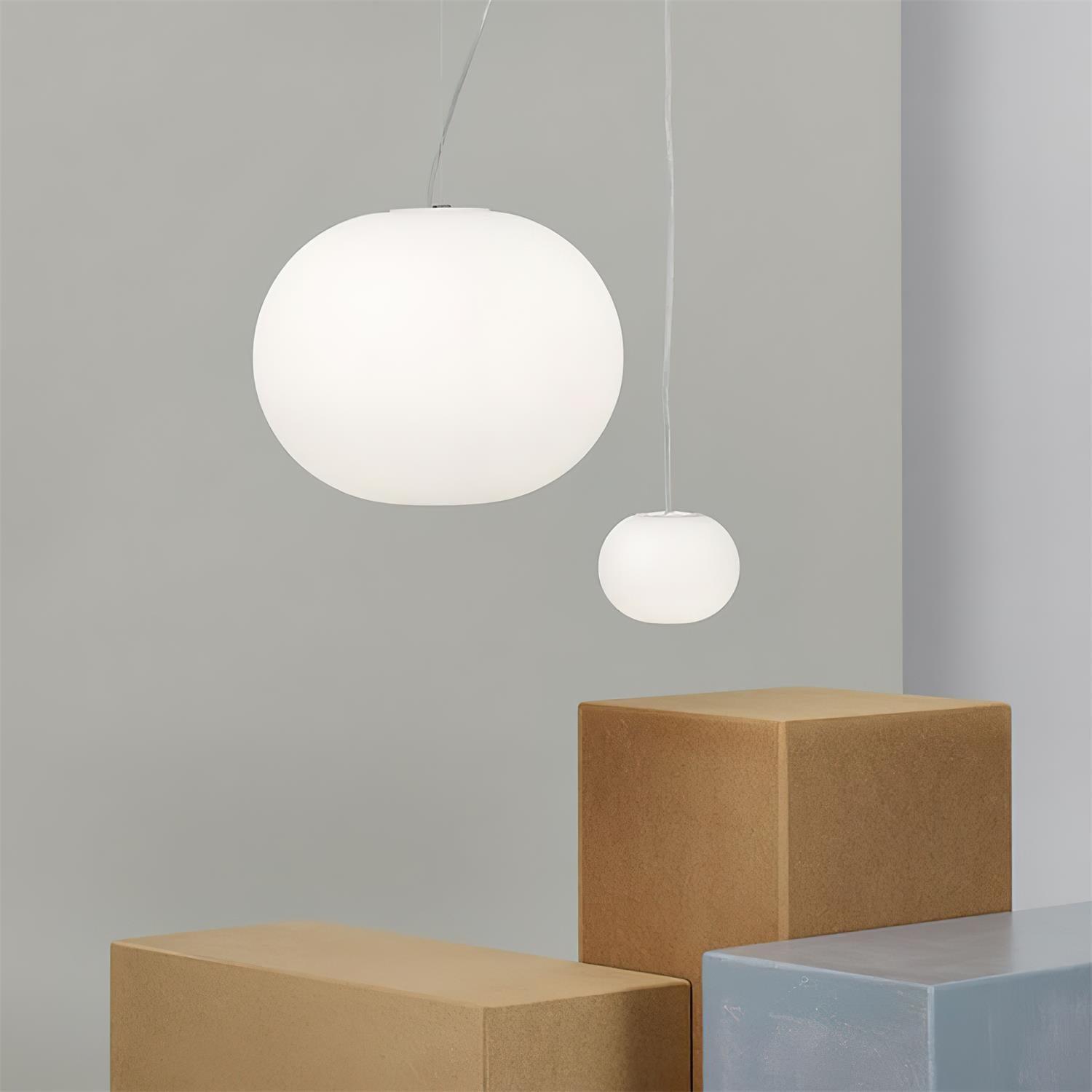 Opivio Suspension Globe Blanche - Neutralighting
