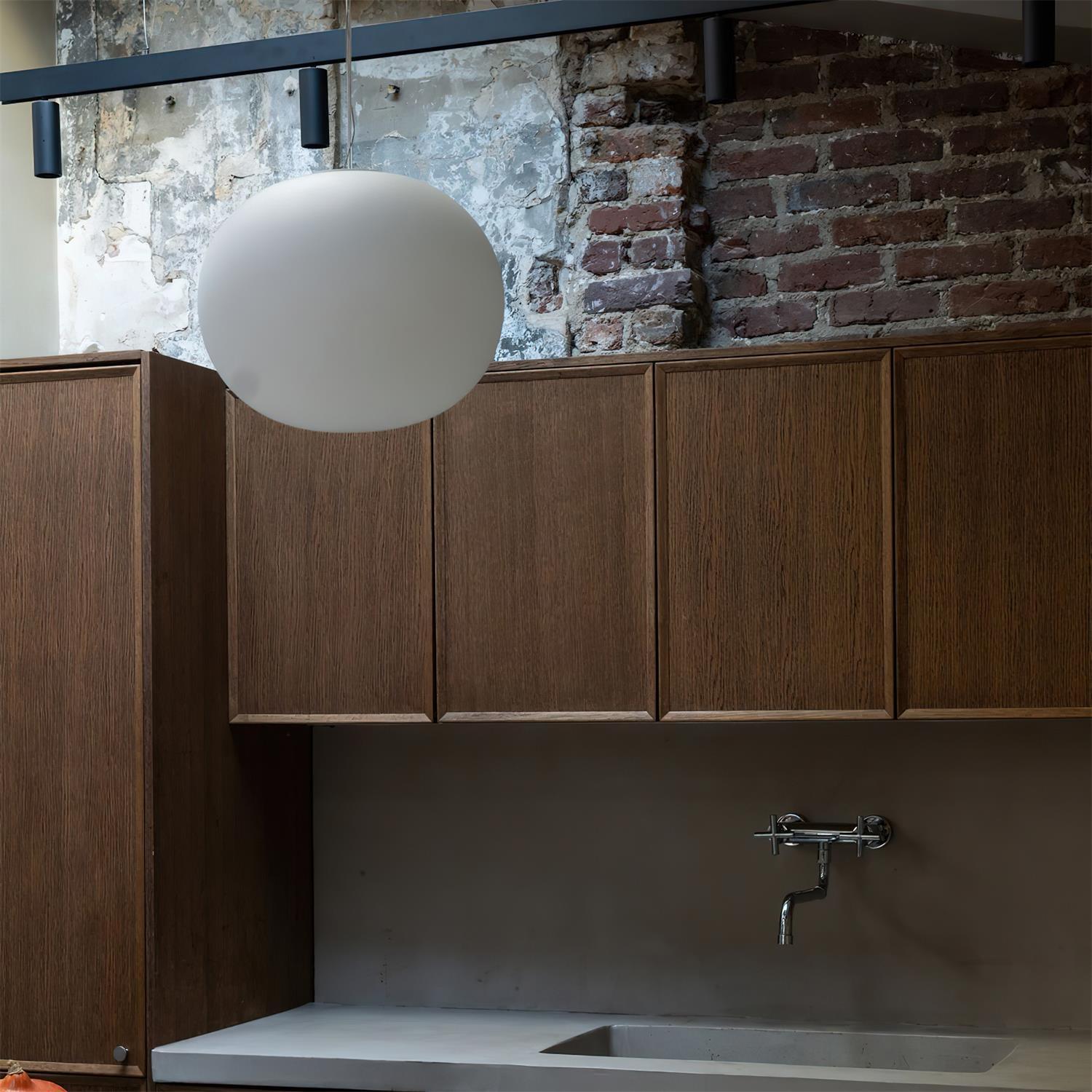 Opivio Suspension Globe Blanche - Neutralighting