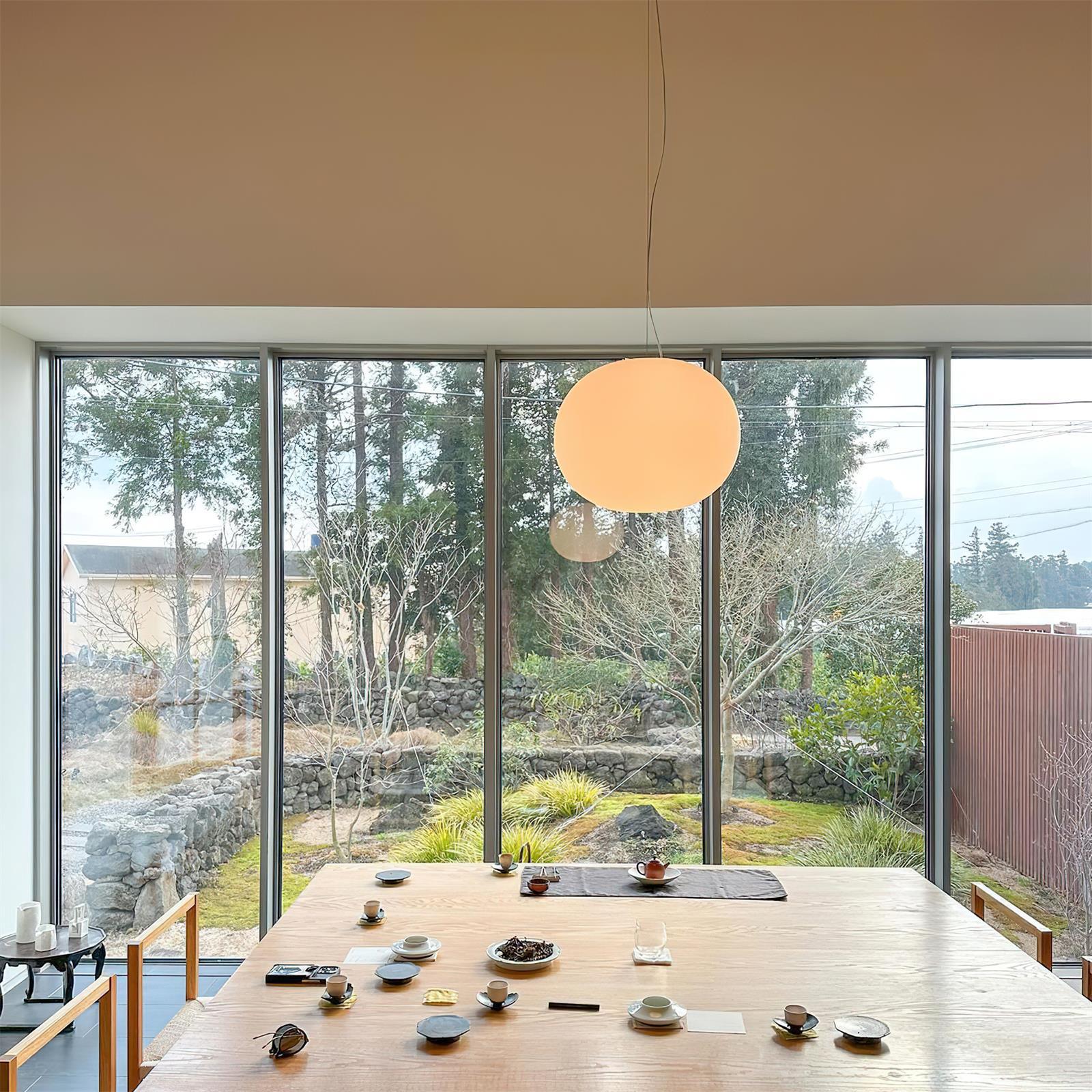 Opivio Suspension Globe Blanche - Neutralighting