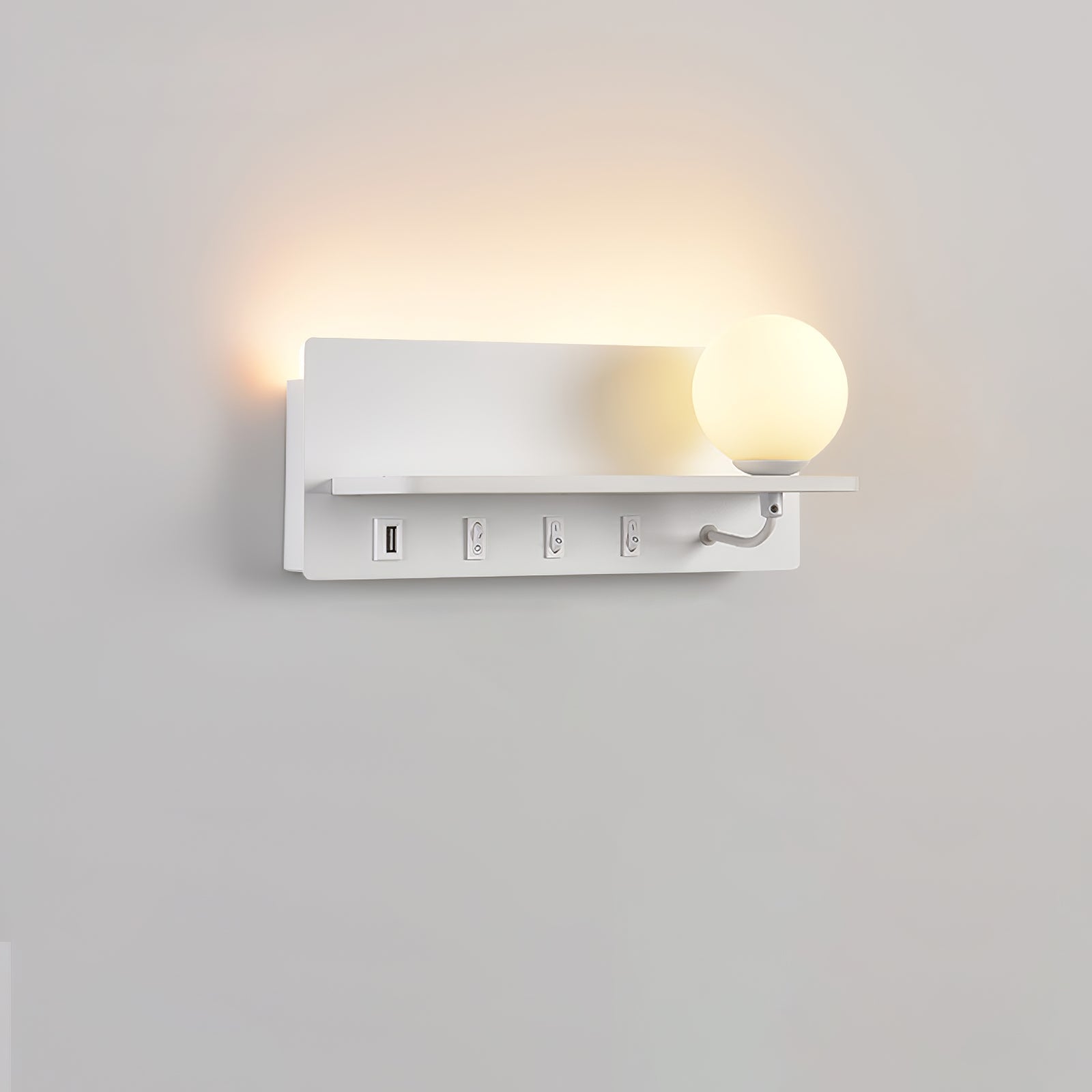 Alraeion Applique Murale en Verre Minimaliste Moderne - Neutralighting