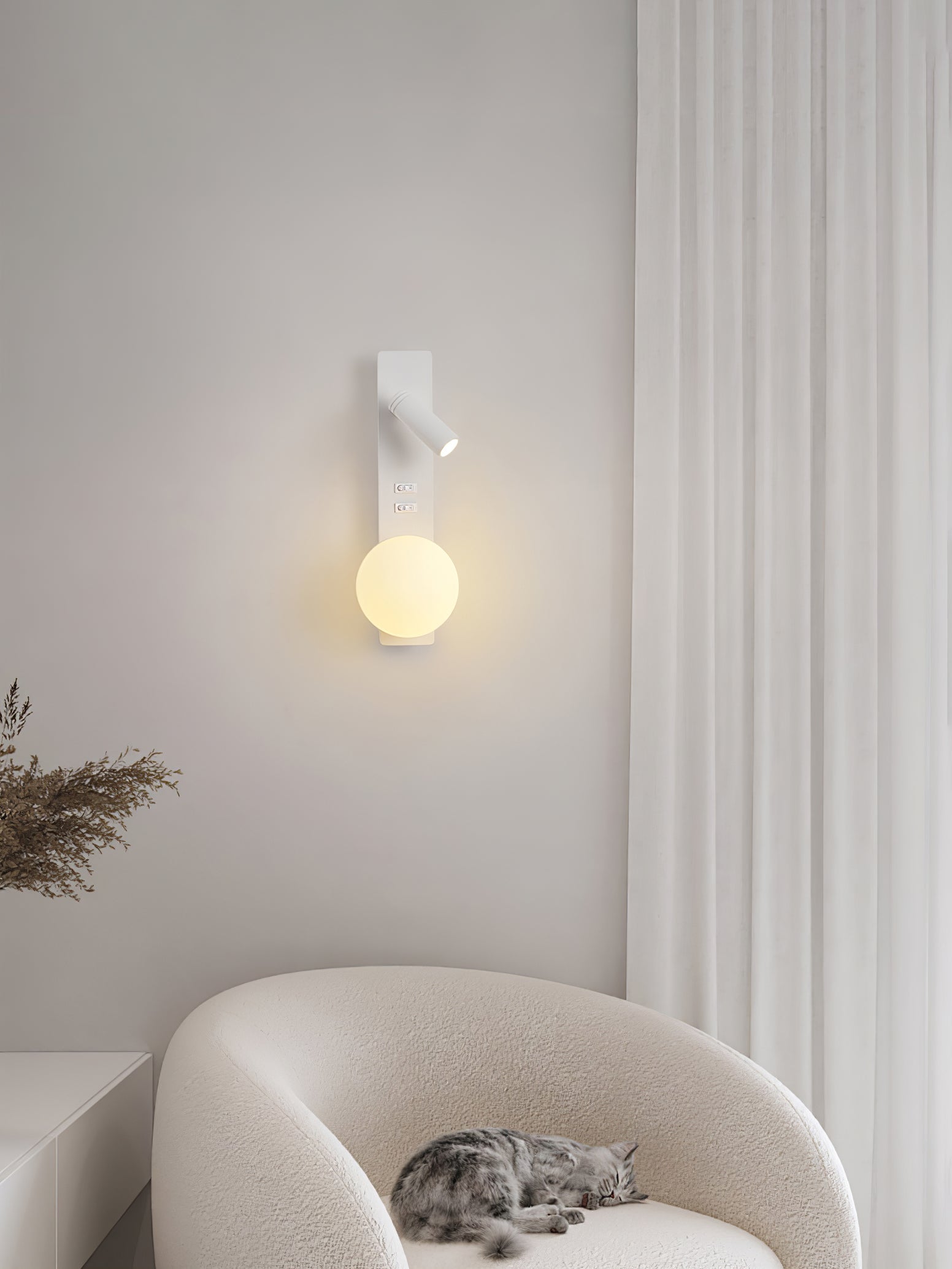 Alraeion Applique Murale en Verre Minimaliste Moderne - Neutralighting