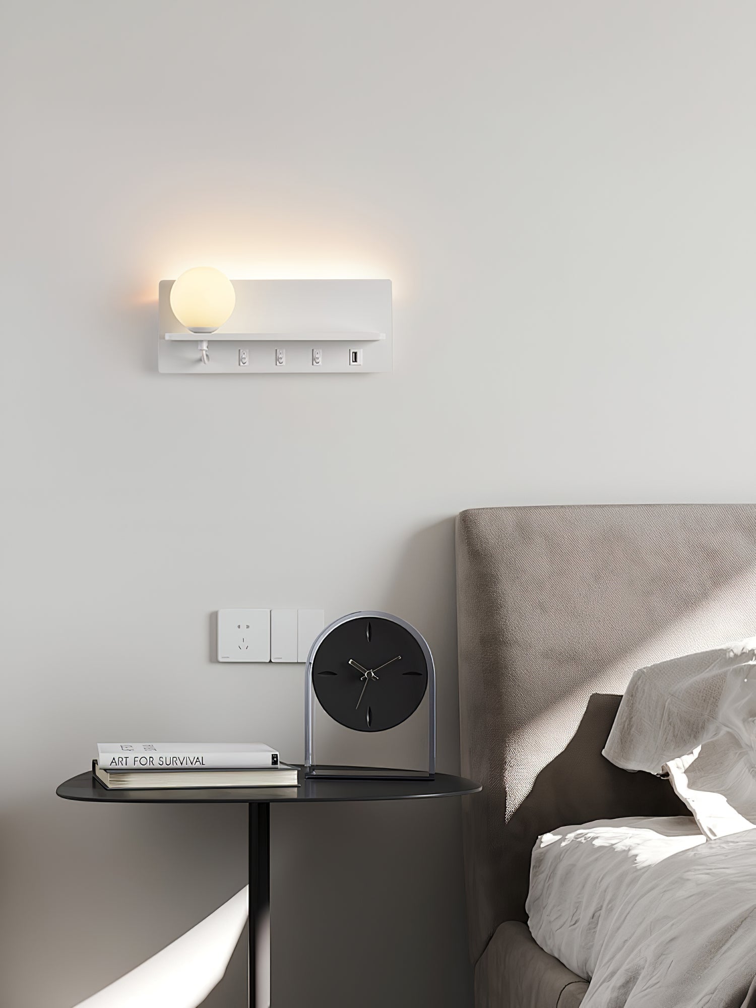 Alraeion Applique Murale en Verre Minimaliste Moderne - Neutralighting