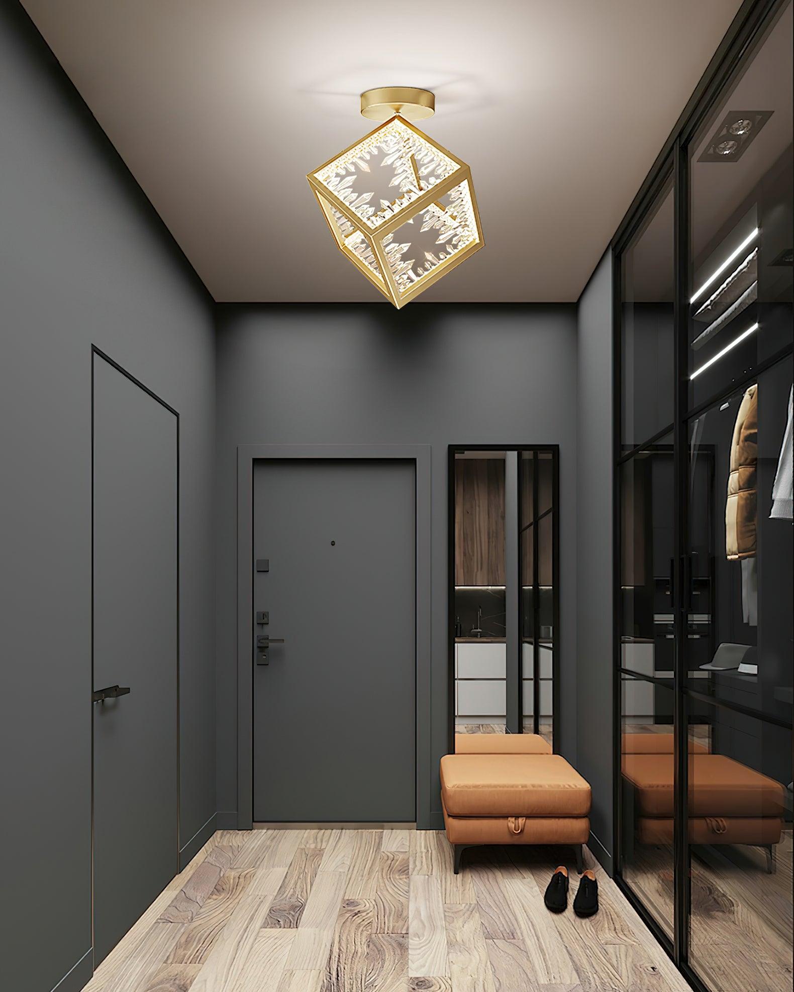 Kristy Plafonnier Doré - Neutralighting