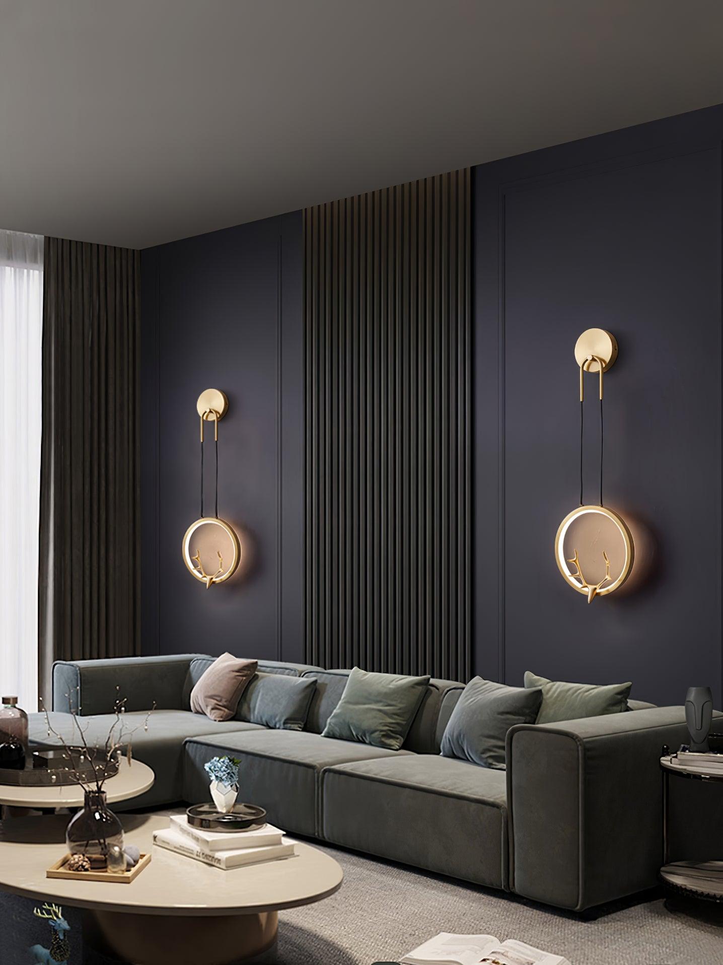 Celesta Applique murale fantaisiste en laiton - Neutralighting