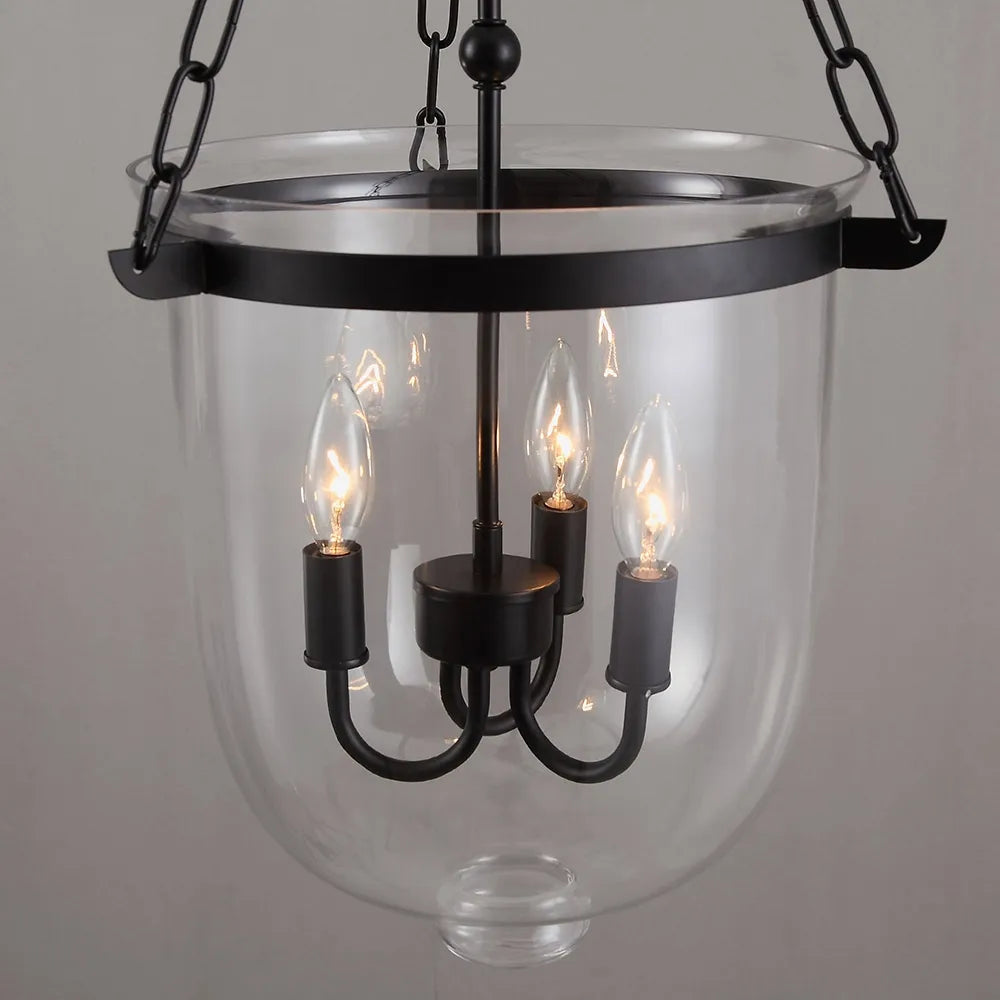 Avshaora Suspension Industrielle Vintage En Métal Et Verre - Neutralighting