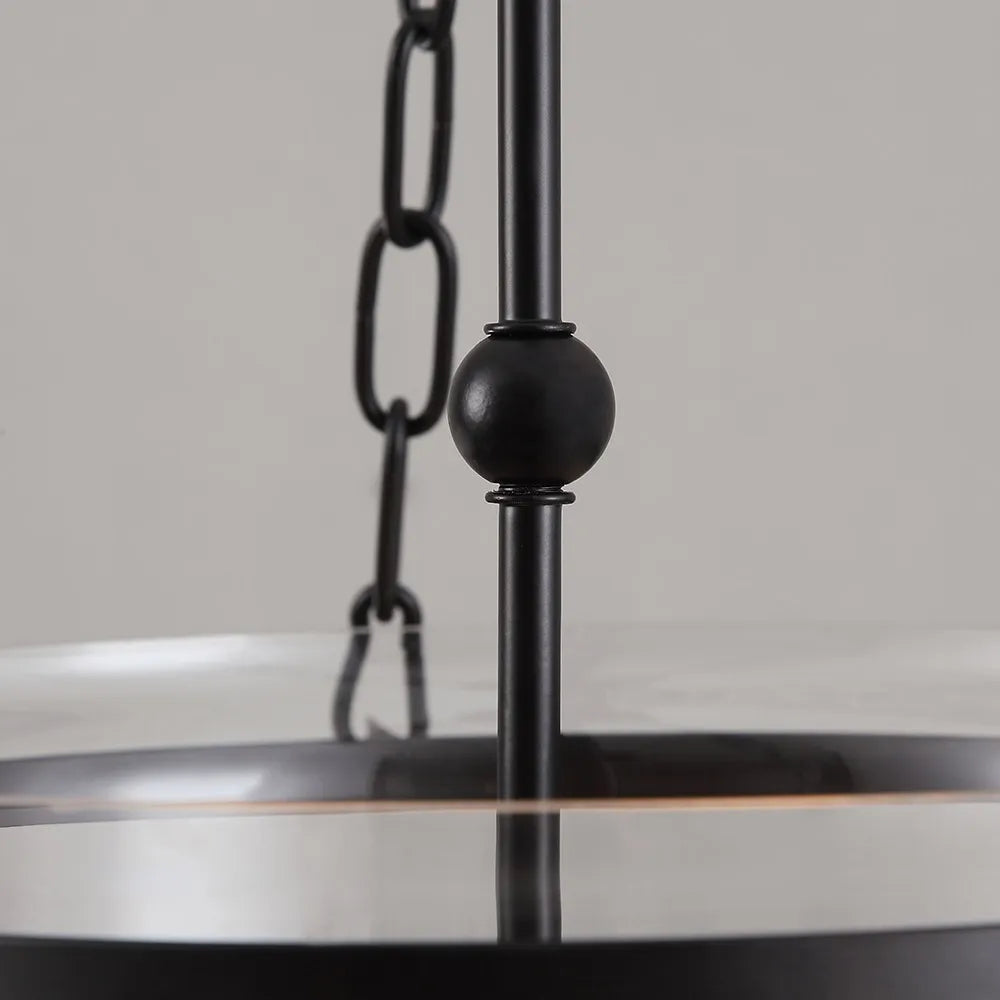 Avshaora Suspension Industrielle Vintage En Métal Et Verre - Neutralighting
