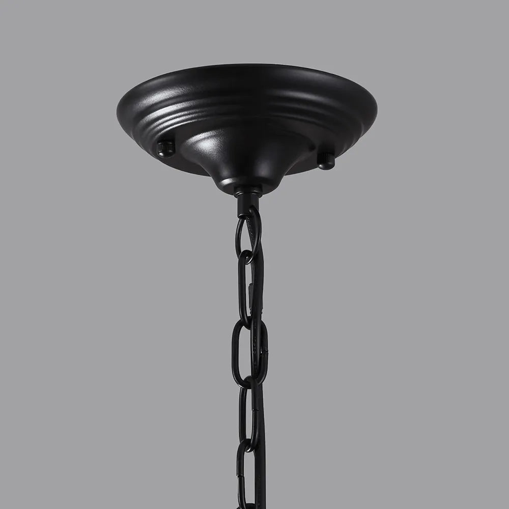 Avshaora Suspension Industrielle Vintage En Métal Et Verre - Neutralighting