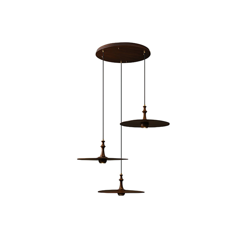 Syrinyra Suspension Sculpturale Disque Bois - Neutralighting