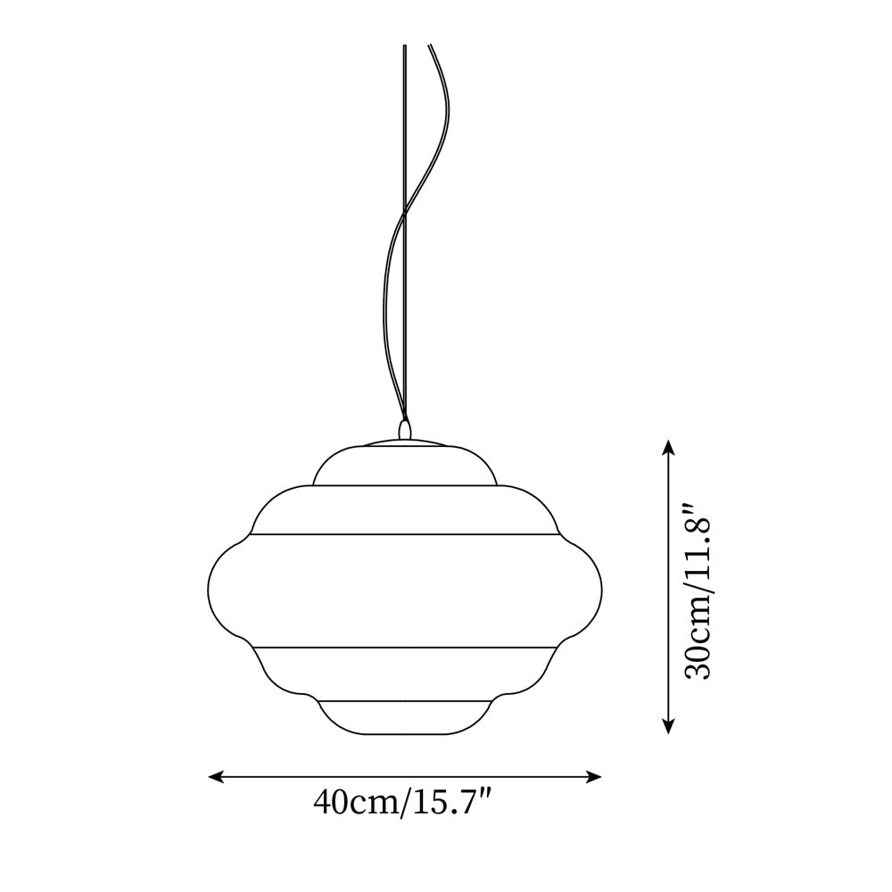 Gradient Nuage Ludique Suspension - Neutralighting