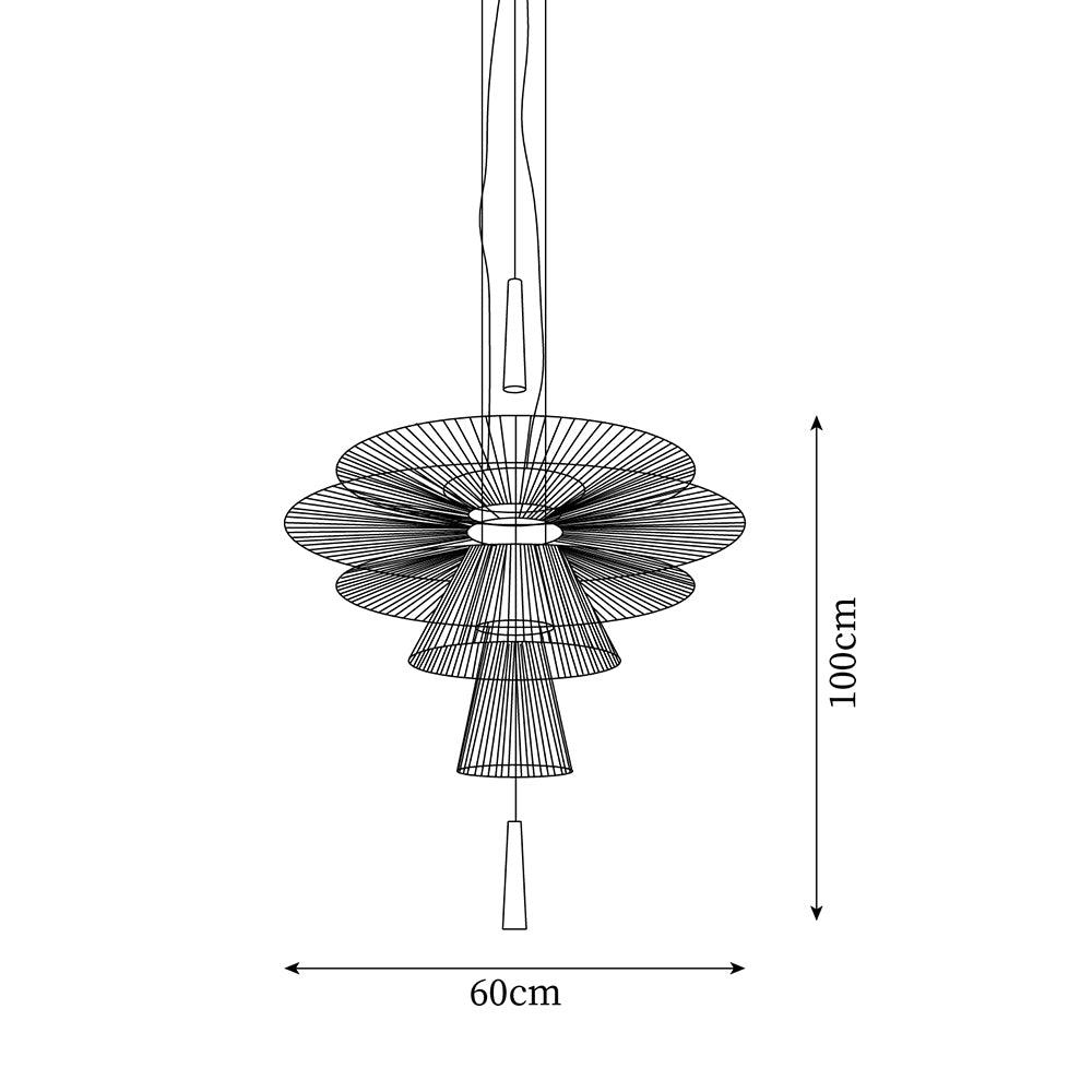 Astra Chandelier Métal Audacieux Moderne - Neutralighting