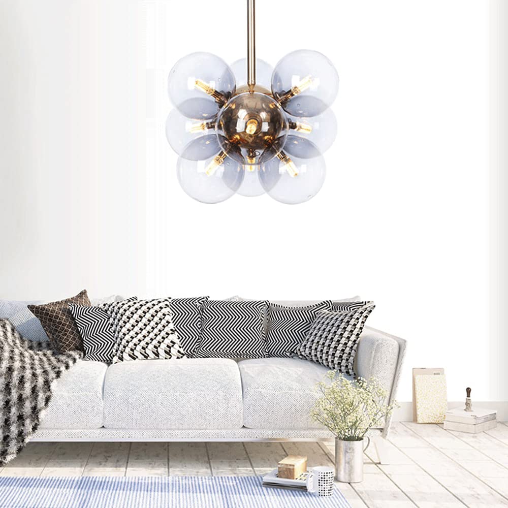 Valentina Minimalisme Rond Suspension Métal/Verre Chambre à coucher - Neutralighting