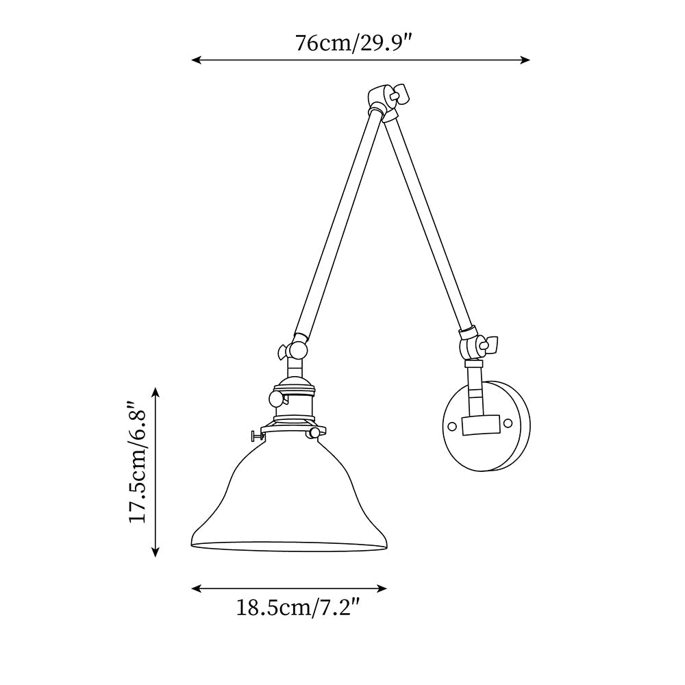 Veldin Applique Murale Réglable - Neutralighting