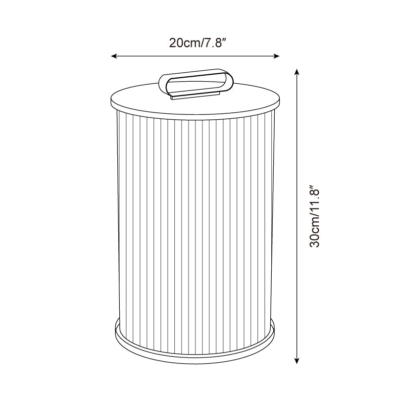 Greta Lampe Extérieure Cylindre en Acier Inoxydable Moderne - Neutralighting