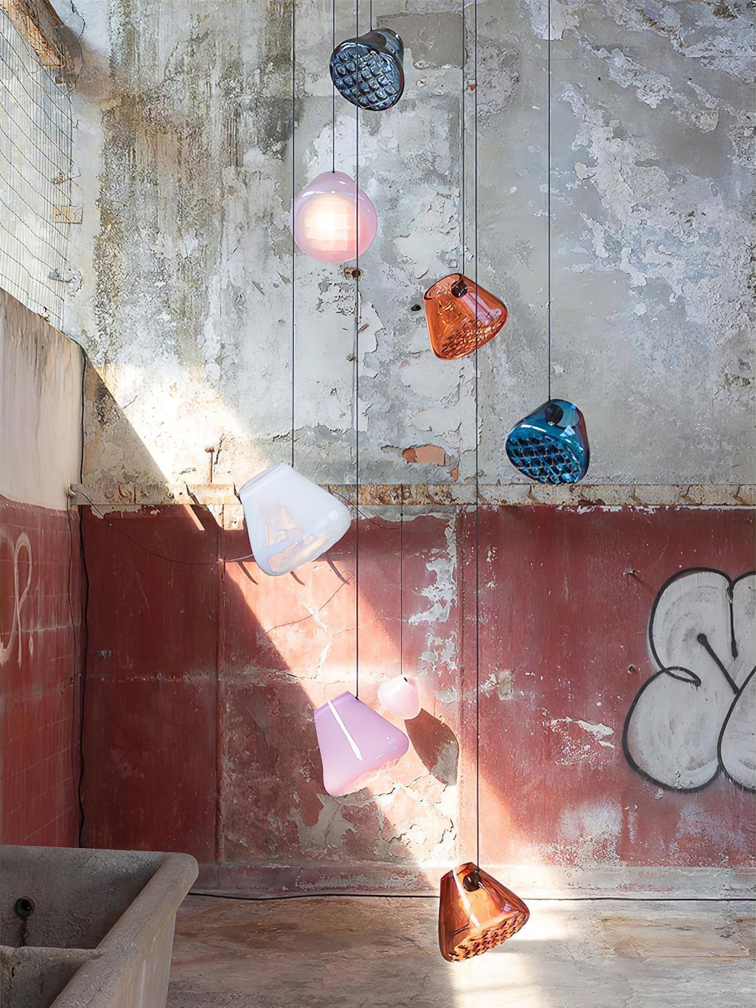 Callie Suspension en Verre Moderne - Neutralighting