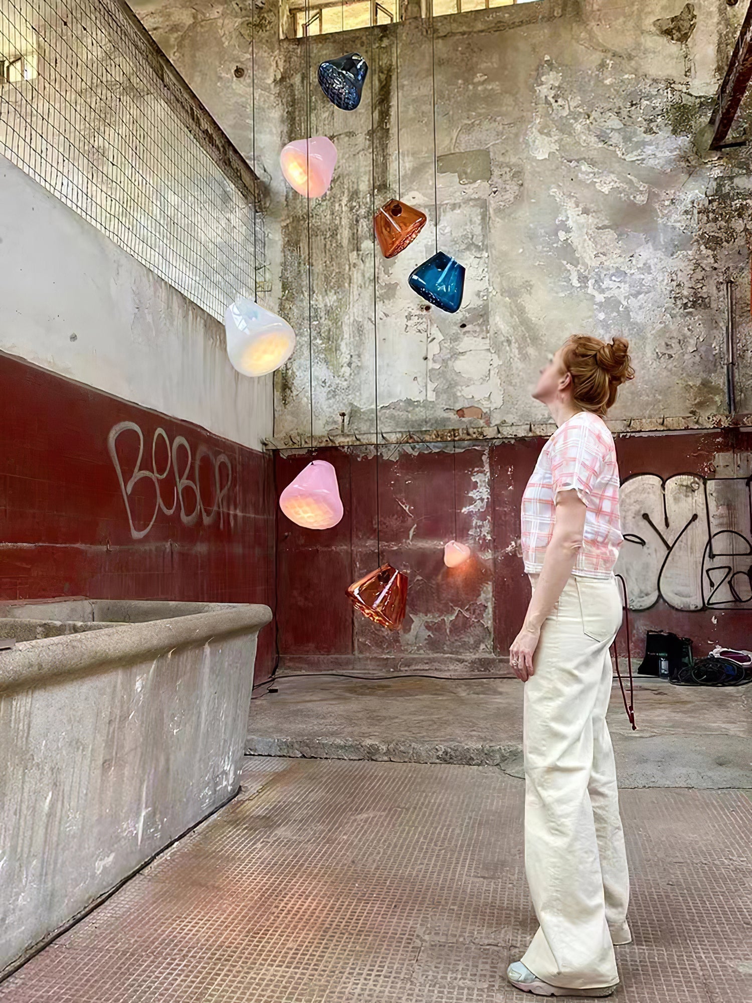 Callie Suspension en Verre Moderne - Neutralighting