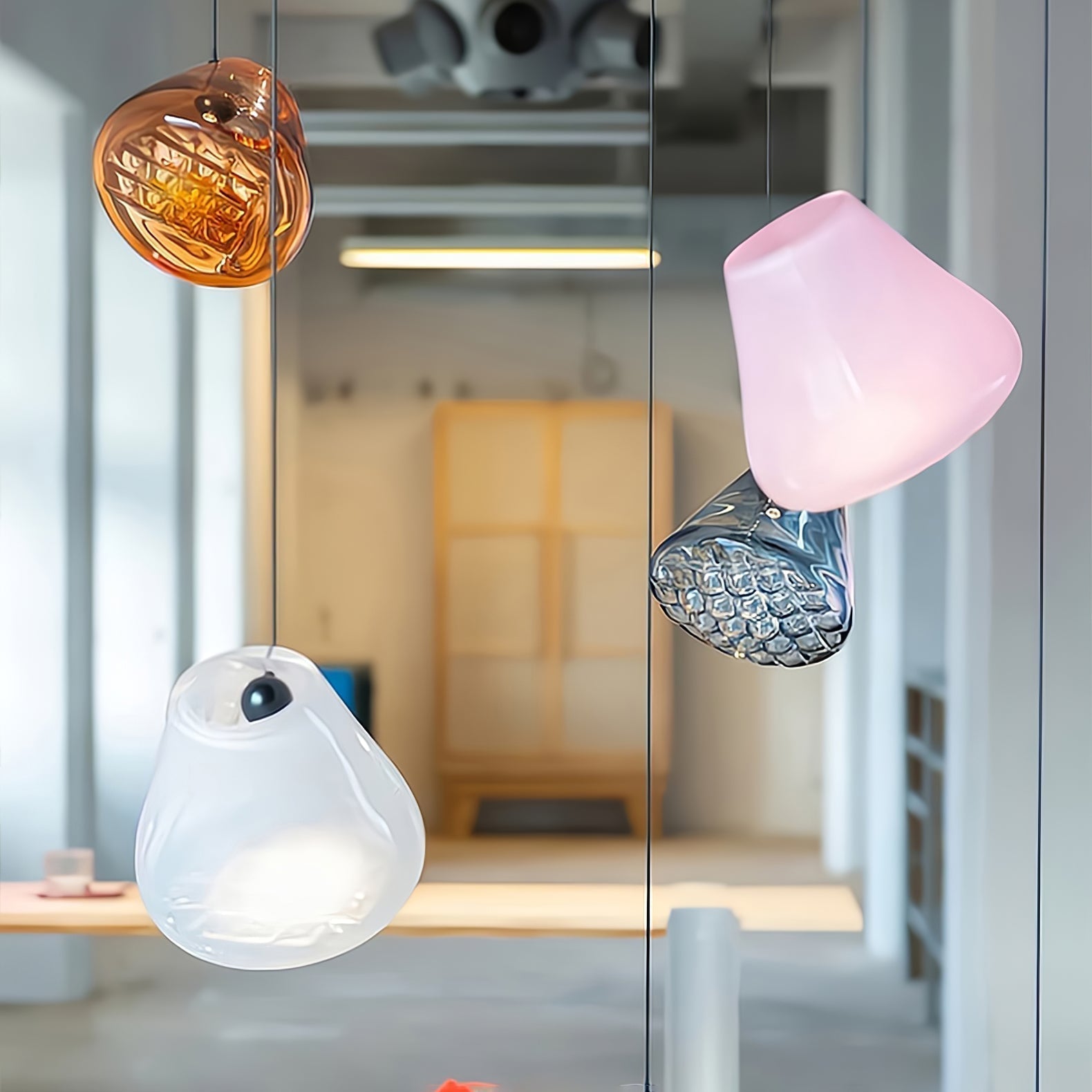 Callie Suspension en Verre Moderne - Neutralighting