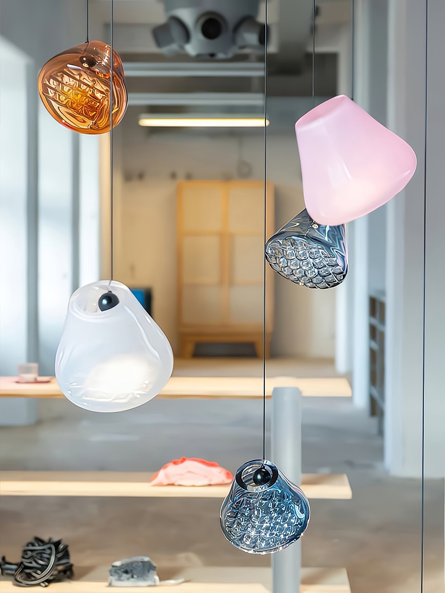 Callie Suspension en Verre Moderne - Neutralighting