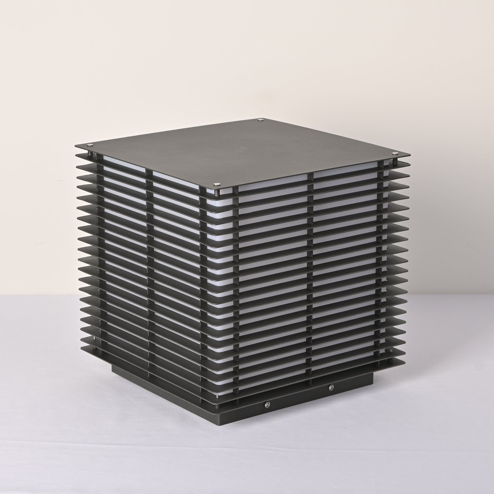 Grid Post Outdoor Light - Blowlighting