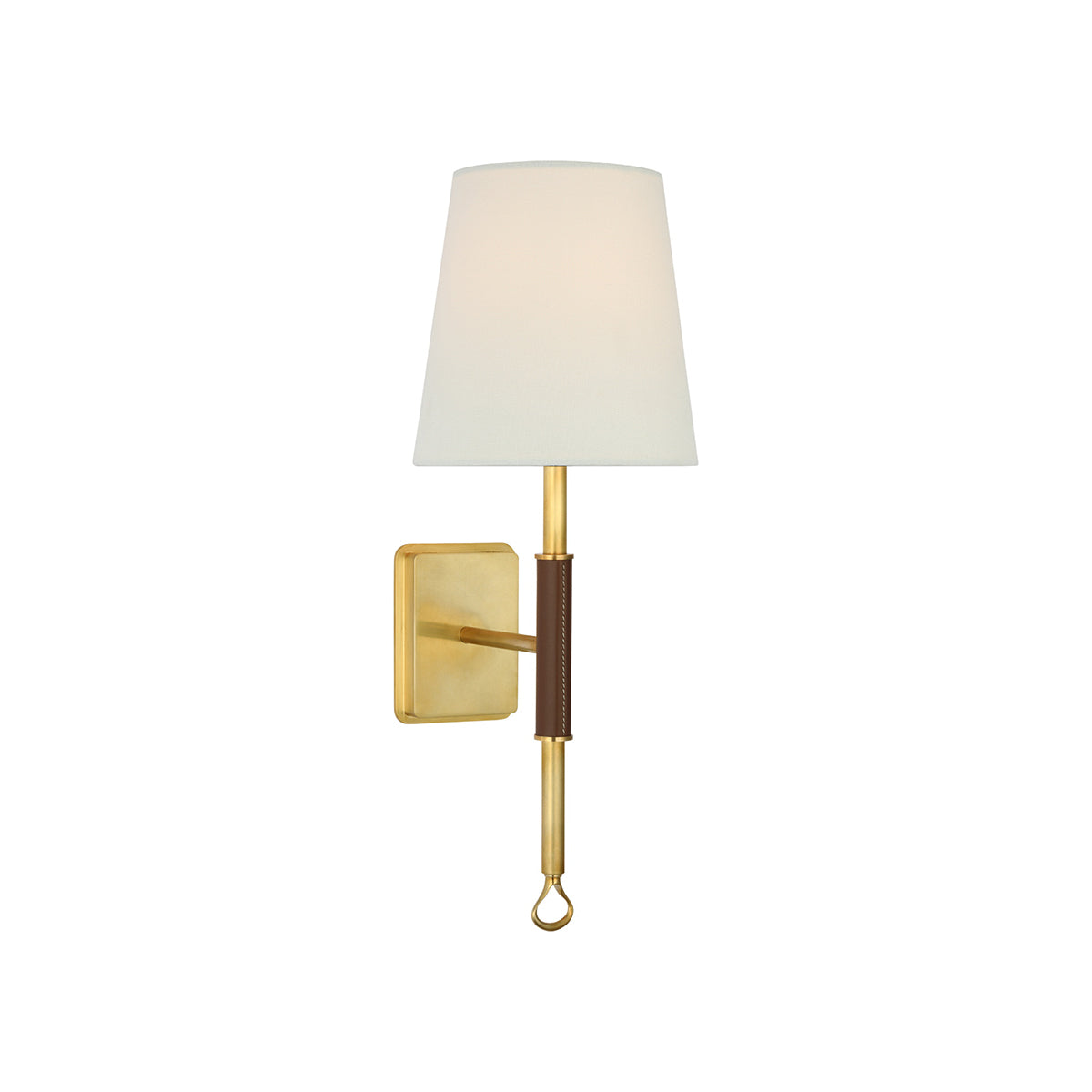 Osilan VApplique Murale Vintage En Tissu Et Laiton à Queue Décalée - Neutralighting