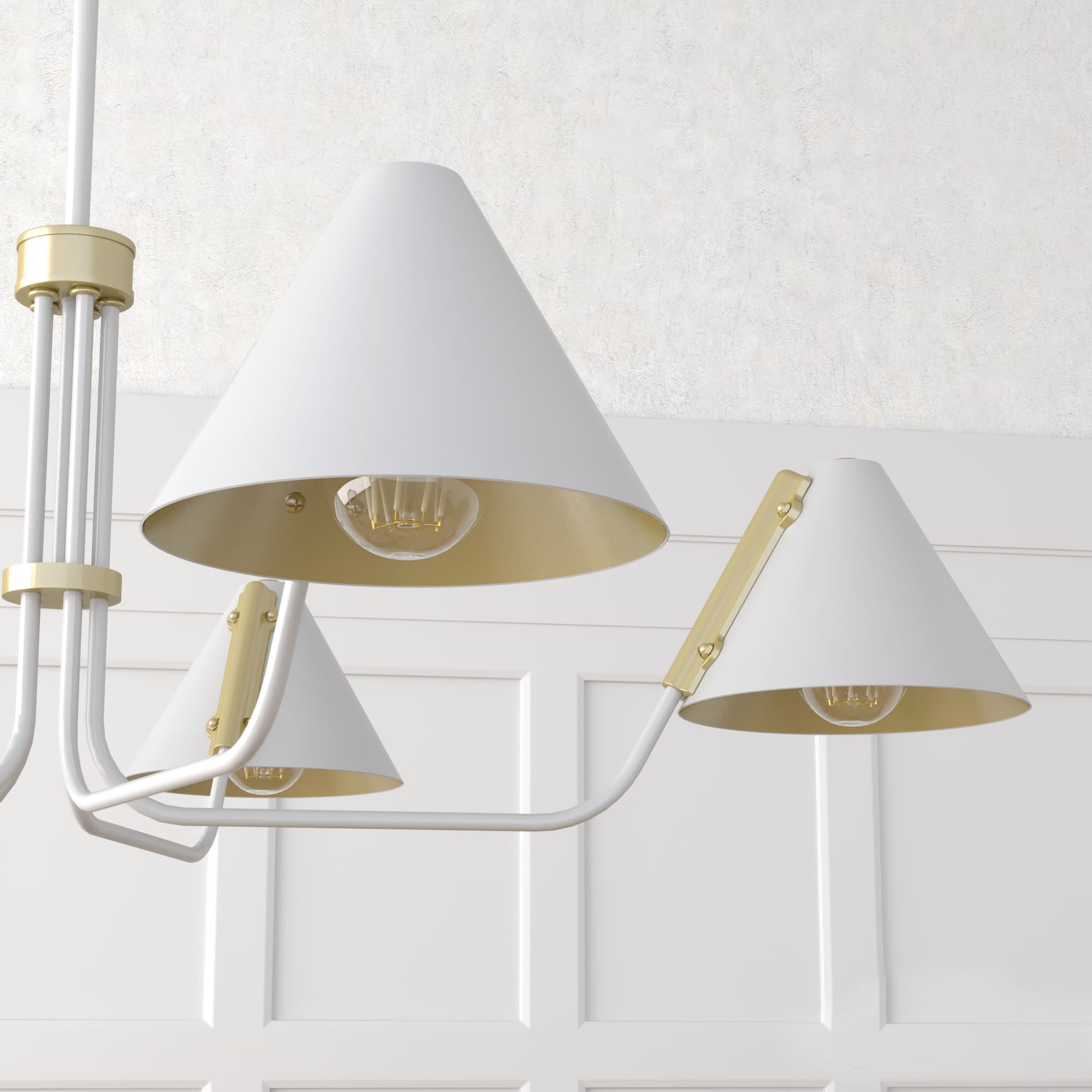 Cucarara Chandelier Métal Noir Industriel Vintage Isle - Neutralighting