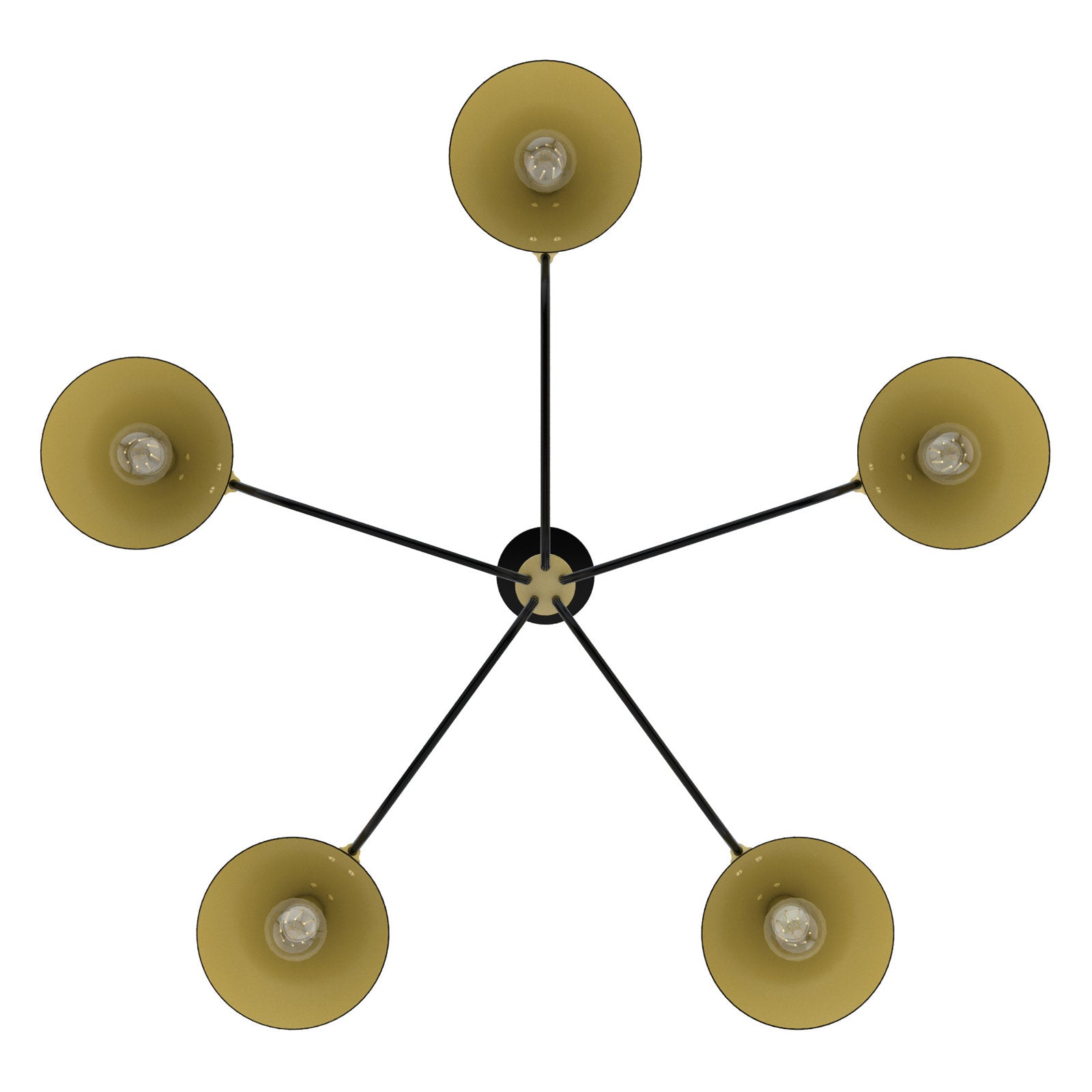 Cucarara Chandelier Métal Noir Industriel Vintage Isle - Neutralighting