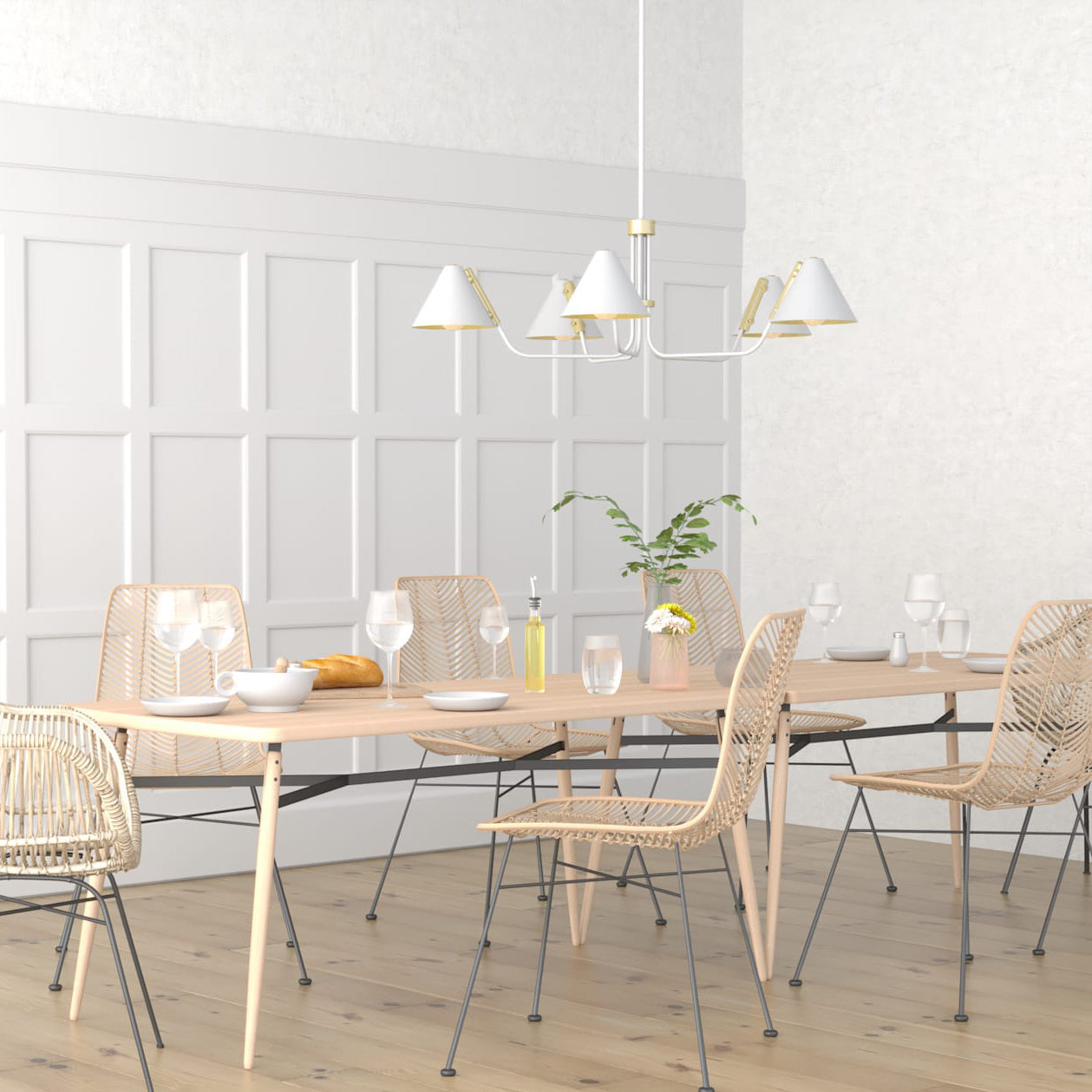 Cucarara Chandelier Métal Noir Industriel Vintage Isle - Neutralighting