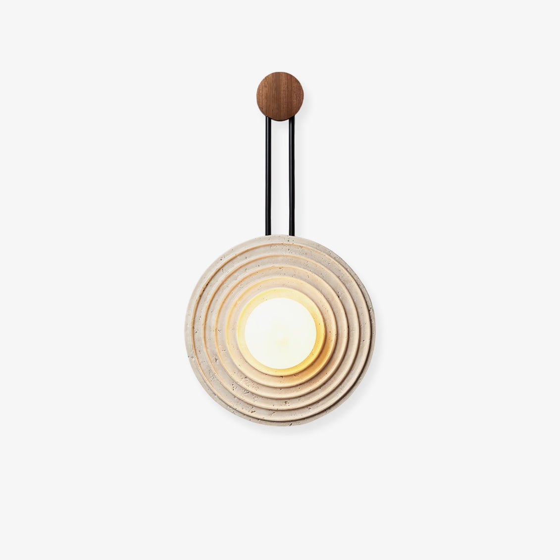 Isoror Applique Murale en Travertin Anneau Spirale - Neutralighting