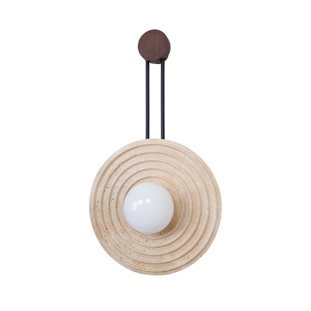 Isoror Applique Murale en Travertin Anneau Spirale - Neutralighting