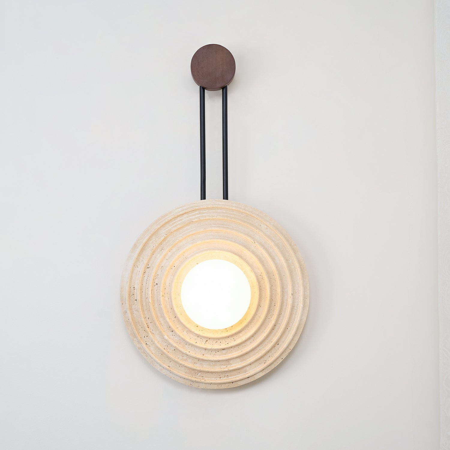 Isoror Applique Murale en Travertin Anneau Spirale - Neutralighting