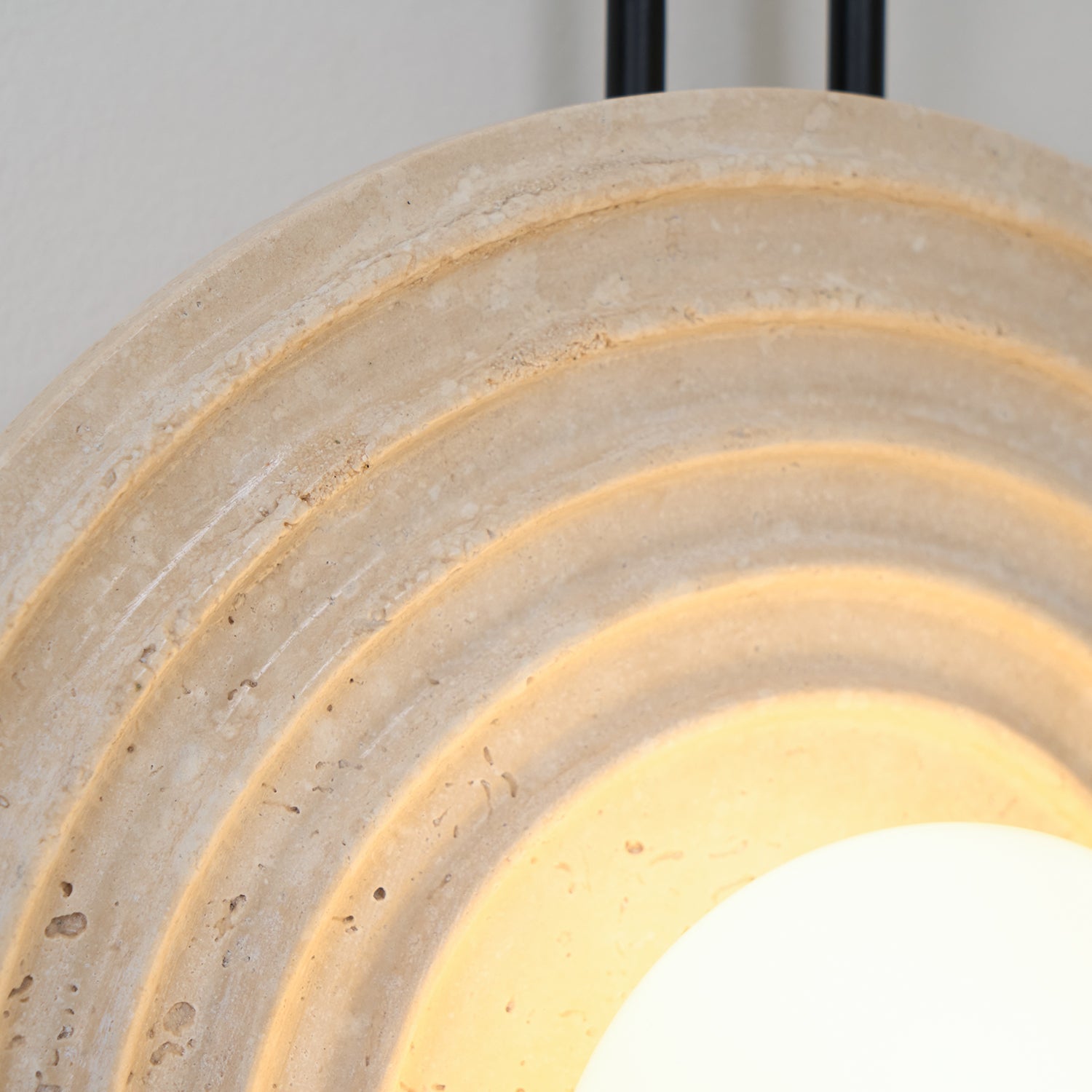 Isoror Applique Murale en Travertin Anneau Spirale - Neutralighting