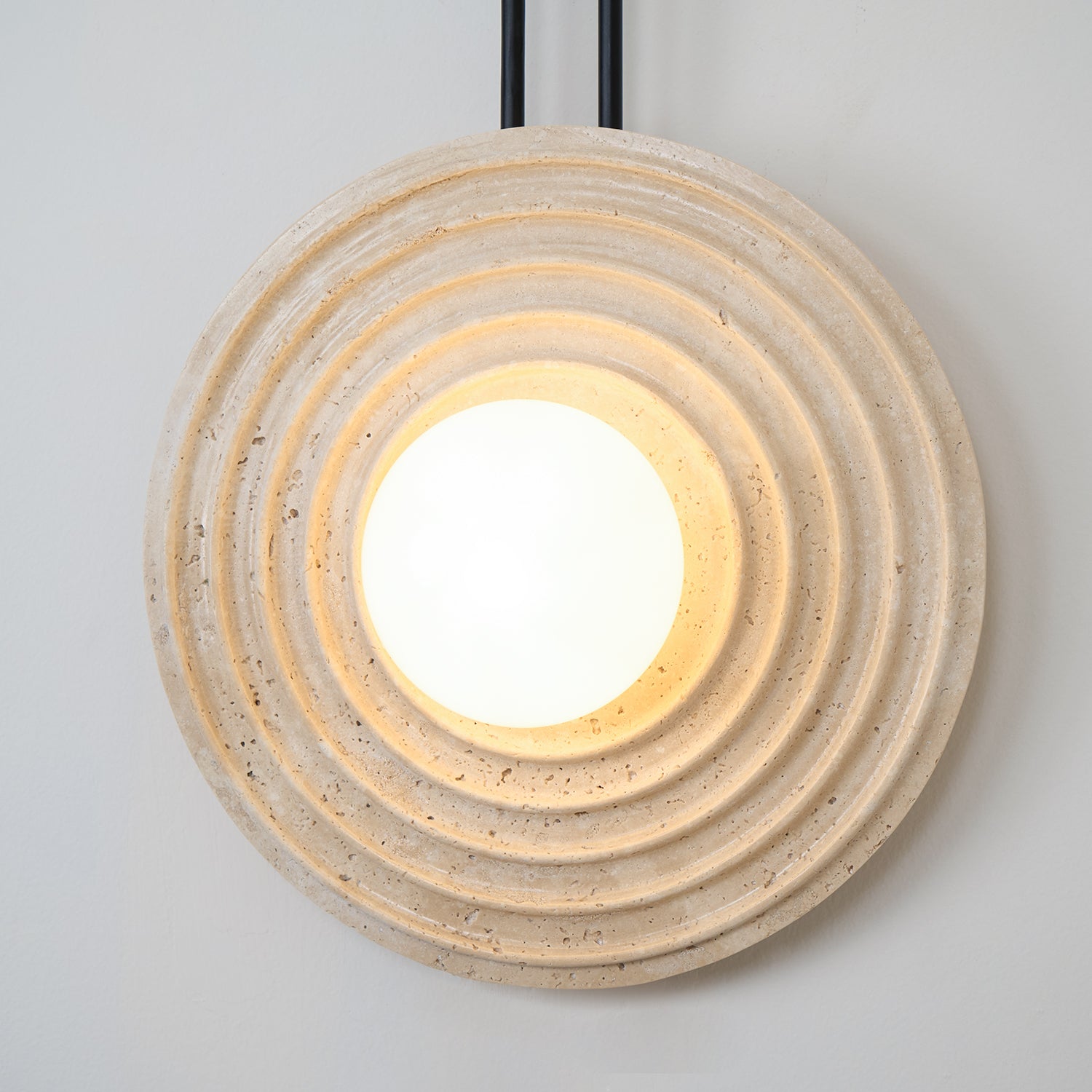 Isoror Applique Murale en Travertin Anneau Spirale - Neutralighting