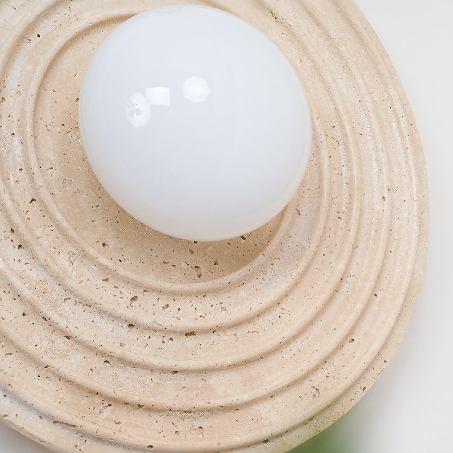 Isoror Applique Murale en Travertin Anneau Spirale - Neutralighting