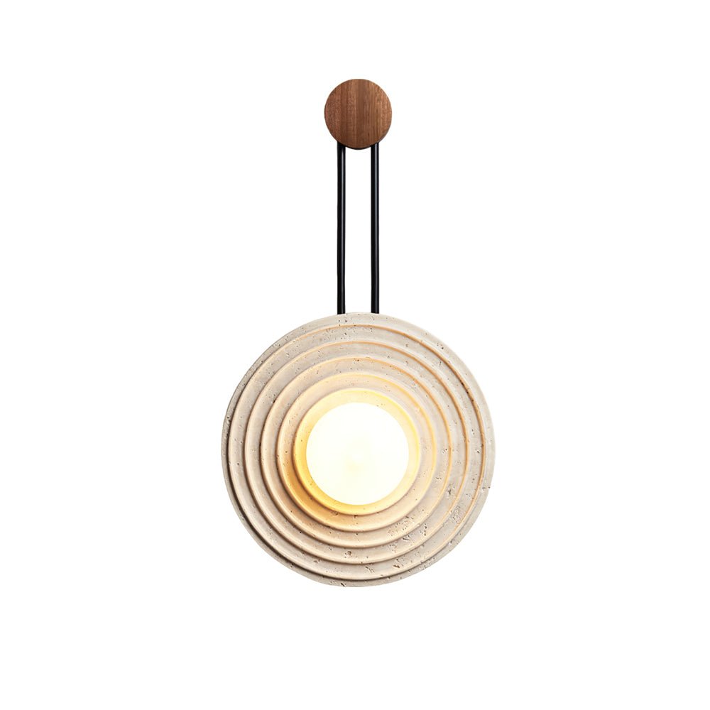 Isoror Applique Murale en Travertin Anneau Spirale - Neutralighting