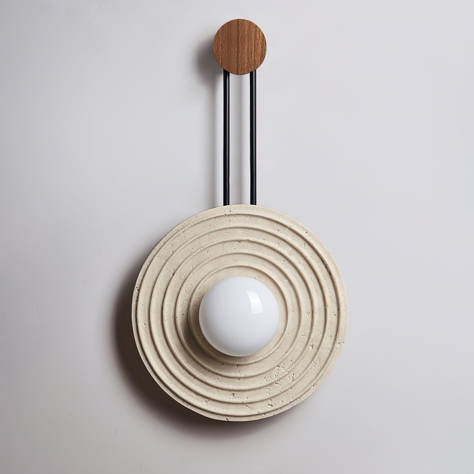 Isoror Applique Murale en Travertin Anneau Spirale - Neutralighting