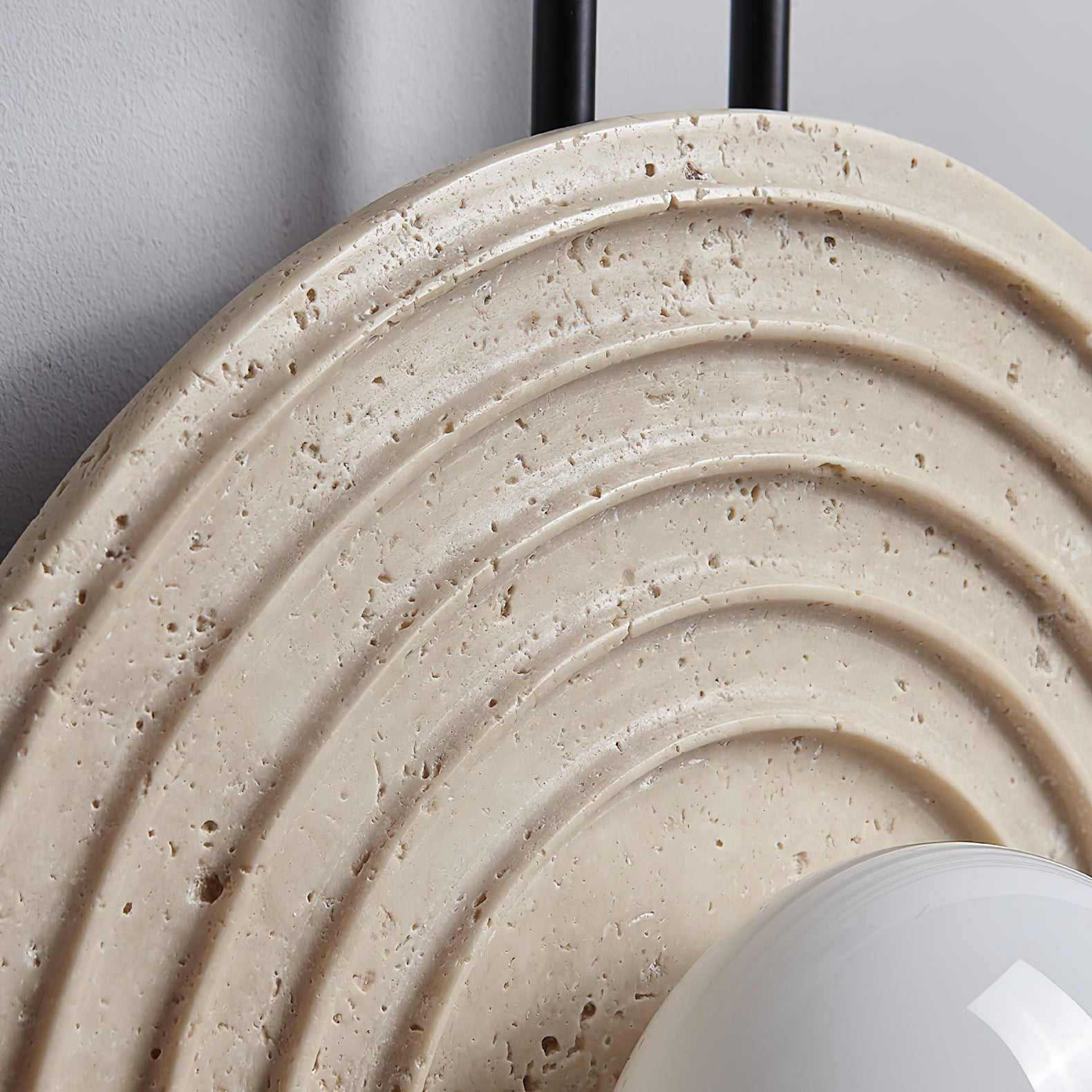 Isoror Applique Murale en Travertin Anneau Spirale - Neutralighting