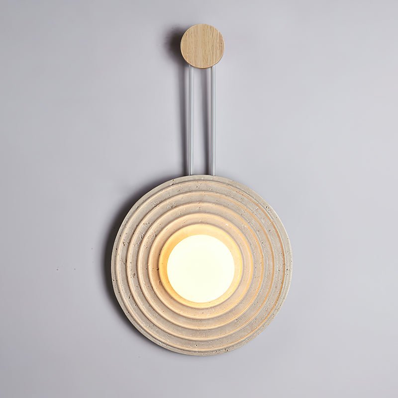 Isoror Applique Murale en Travertin Anneau Spirale - Neutralighting