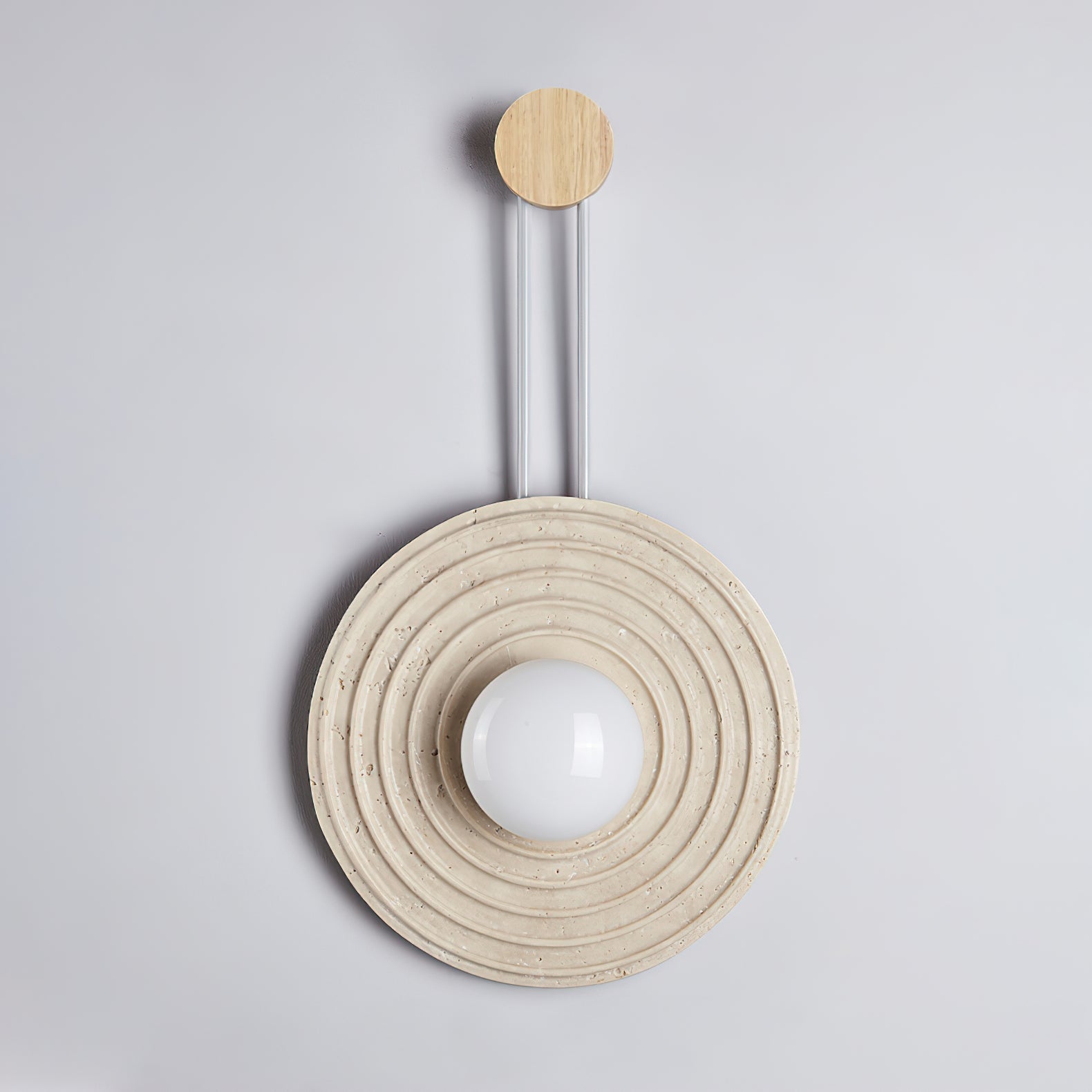 Isoror Applique Murale en Travertin Anneau Spirale - Neutralighting