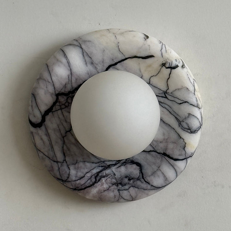 Zoraean Applique Murale Marbre Blanc Élégance Premium - Neutralighting