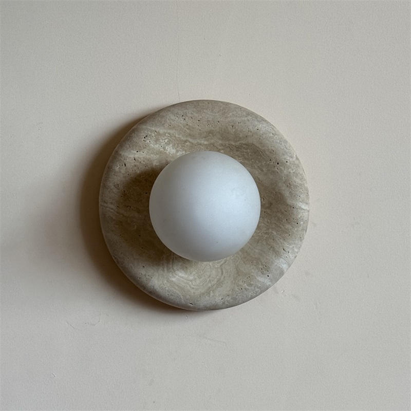 Orli Applique Murale Moderne et Minimaliste en Travertin - Neutralighting