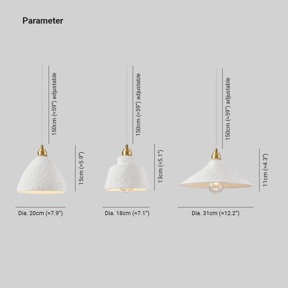 Aria Nordique LED Suspension Métal Chambre à coucher/ Salon - Neutralighting