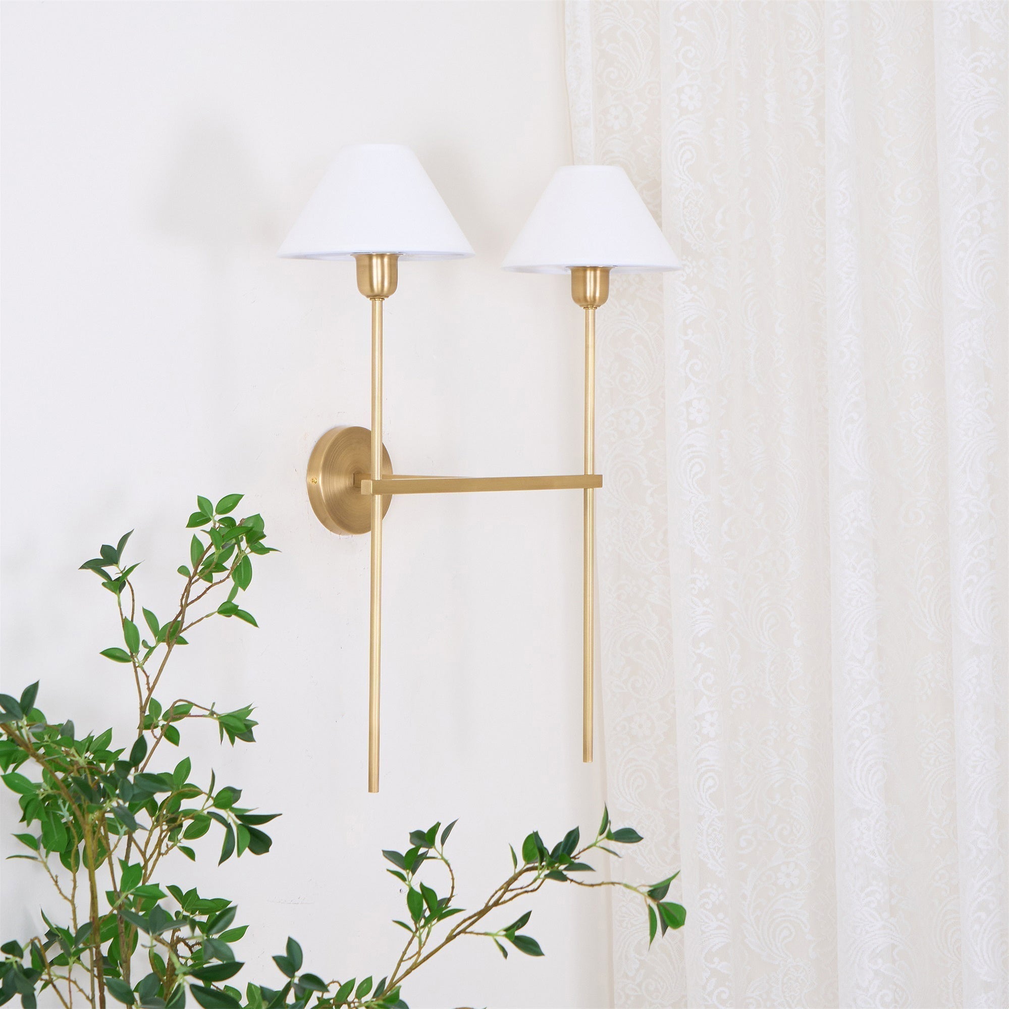 Genevieve Applique Murale en Tissu - Neutralighting