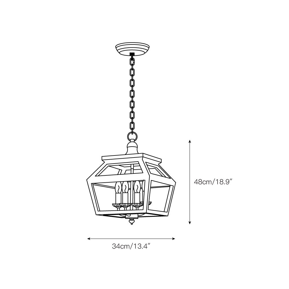 Avshaara Suspension Métal Industriel Vintage - Neutralighting