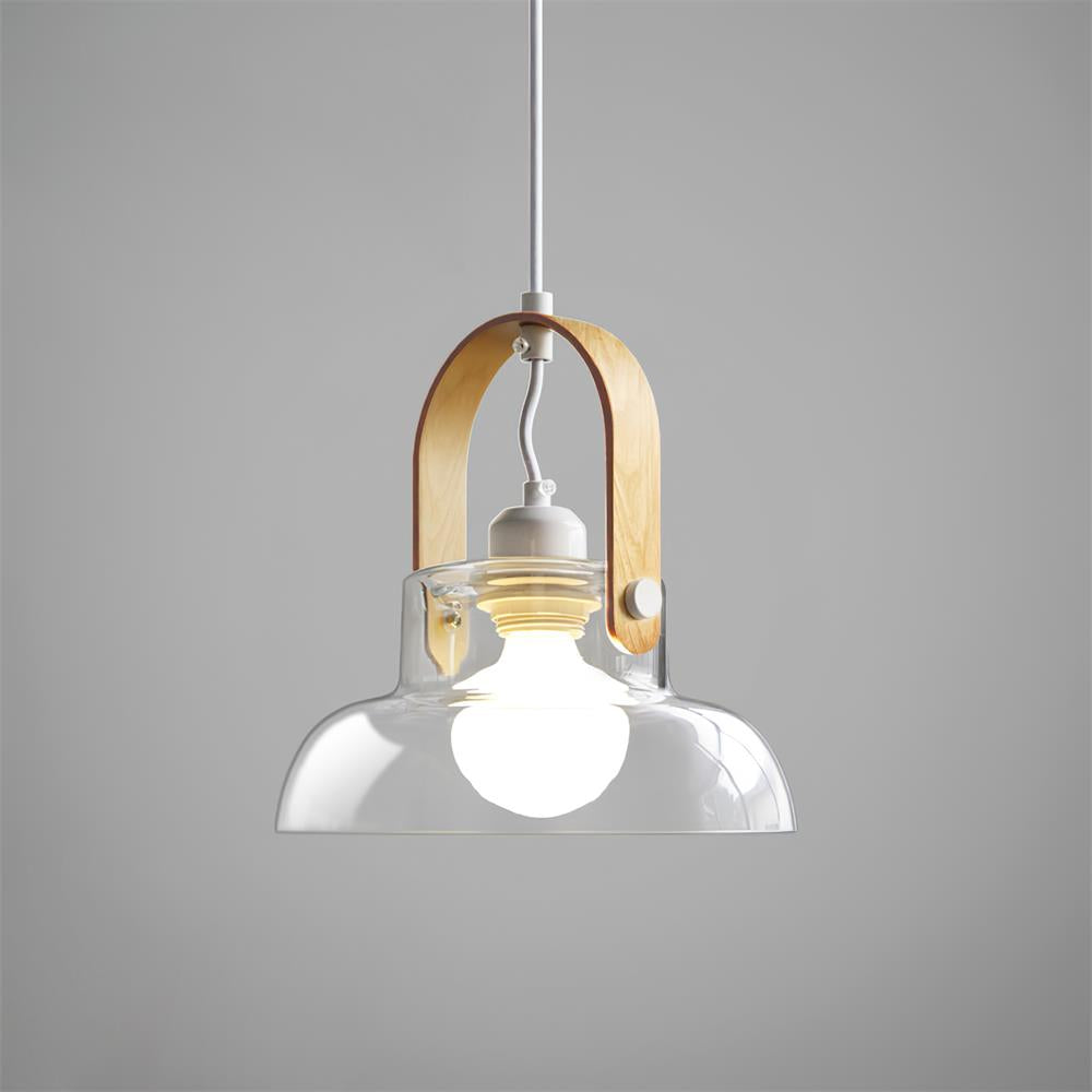 Hailie Suspension Clair Verre Rustique Moderne - Neutralighting