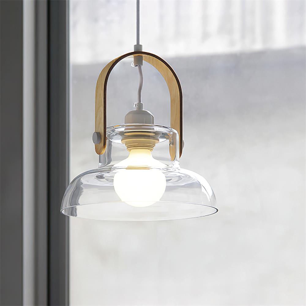 Hailie Suspension Clair Verre Rustique Moderne - Neutralighting