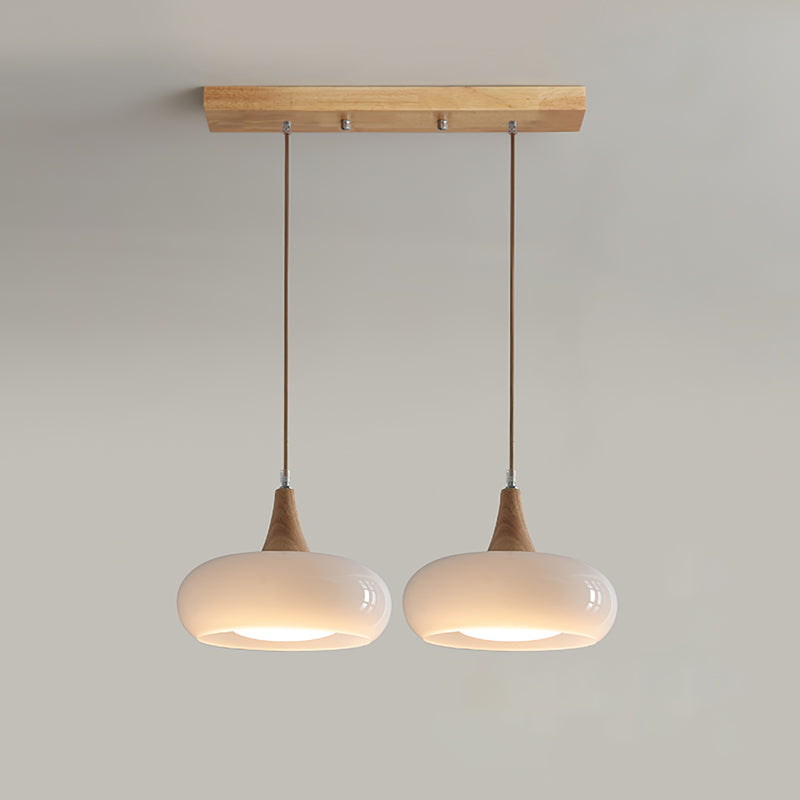 Charlotte Suspension Bois 1/2/3 Lampes