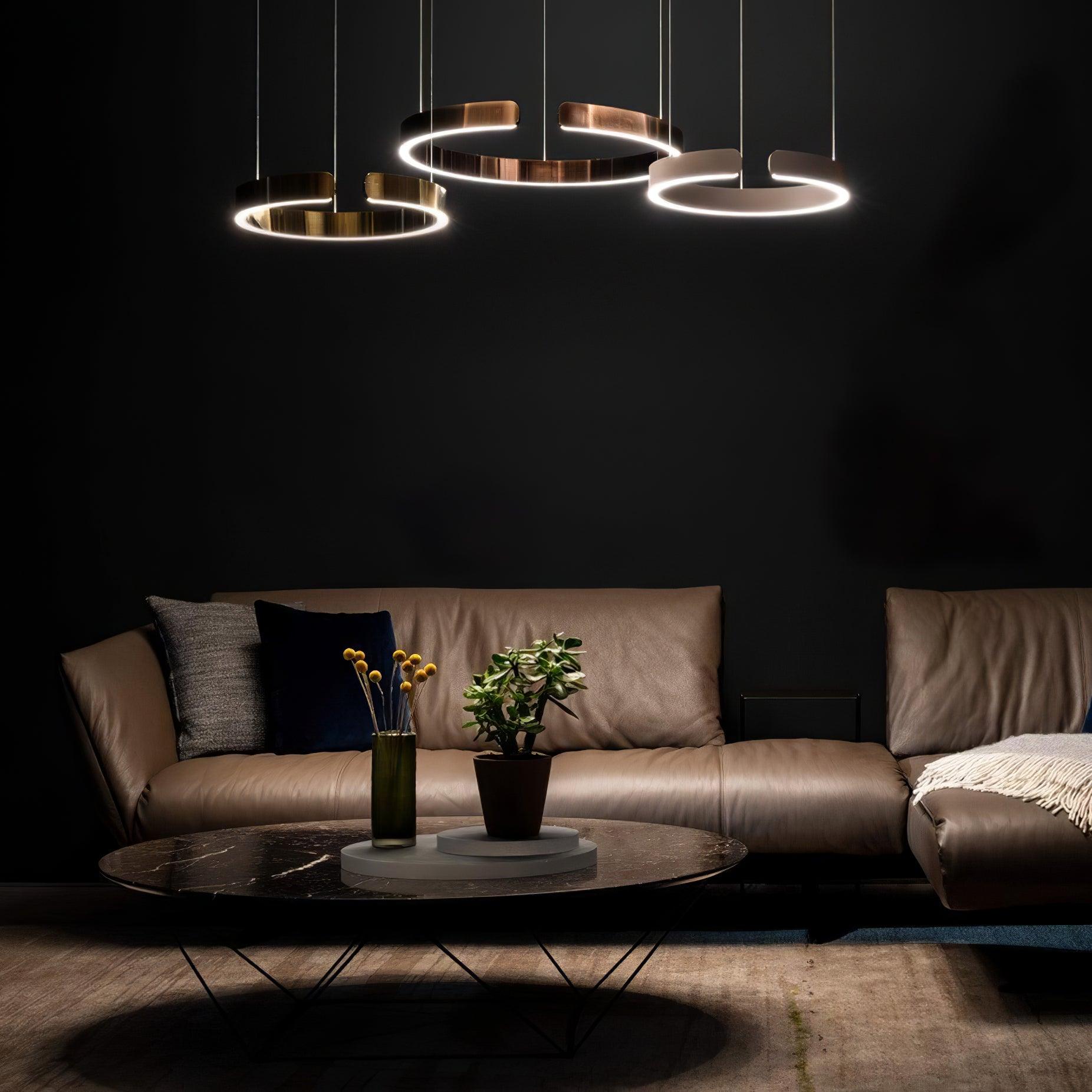 Halo LED Lampe Suspendue Circulaire Élégante Moderne - Neutralighting