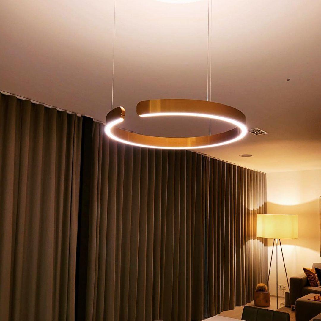 Halo LED Lampe Suspendue Circulaire Élégante Moderne - Neutralighting