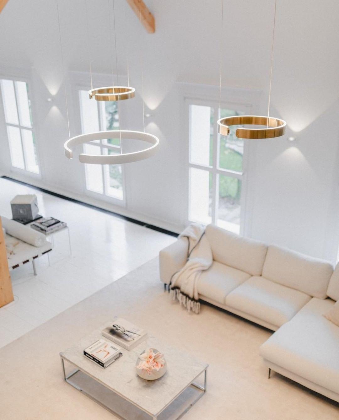 Halo LED Lampe Suspendue Circulaire Élégante Moderne - Neutralighting