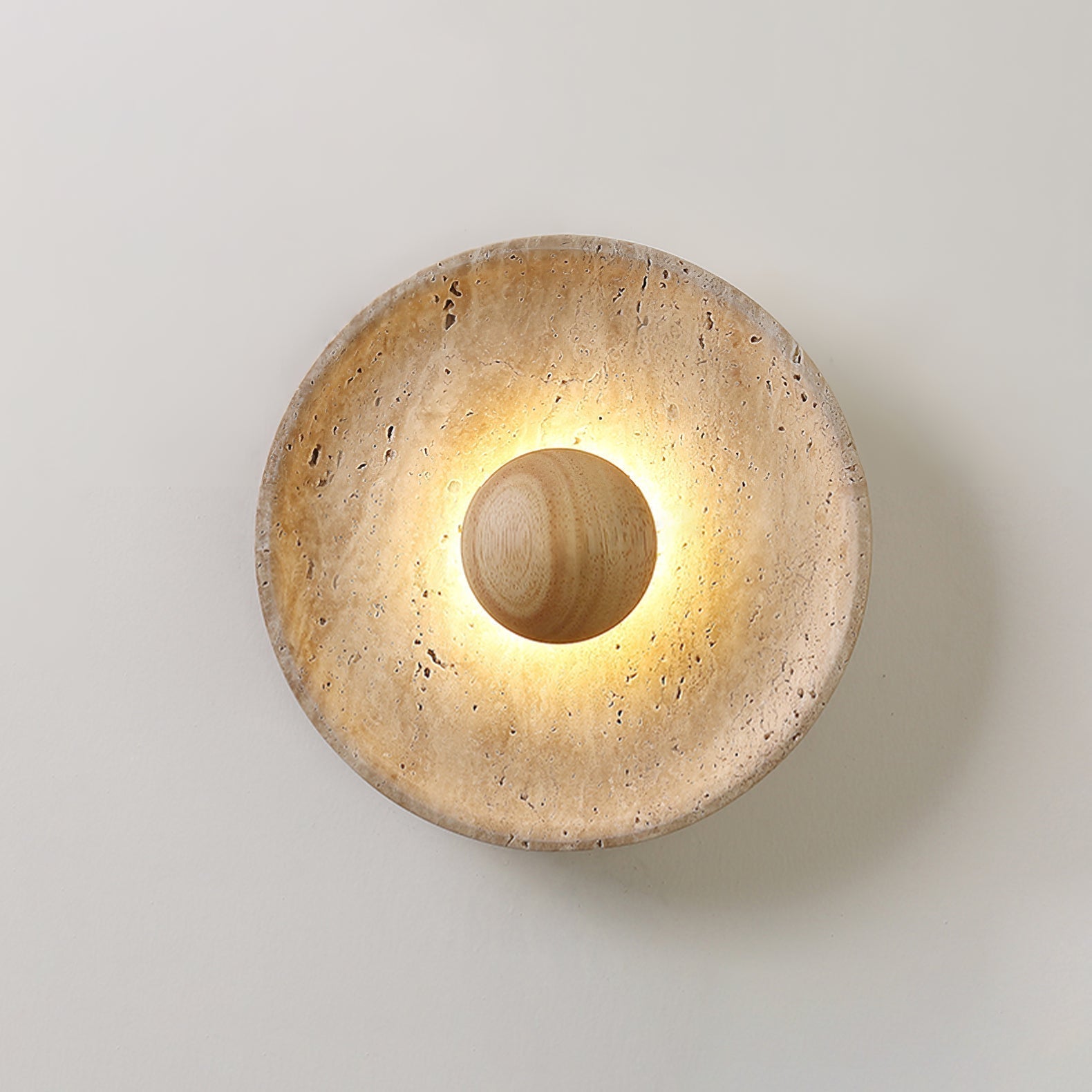 Ulraeia Minimaliste Travertin Luminaire Mural - Neutralighting